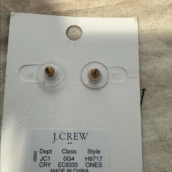 J.Crew Sparkling Silver Anchor Studs - Picture 3 of 4